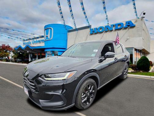 Crystal Black Pearl 2024 Honda HR-V AWD Sport