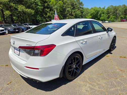 Platinum White Pearl 2024 Honda Civic Sport