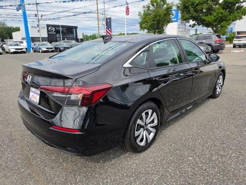 Crystal Black Pearl 2025 Honda Civic LX