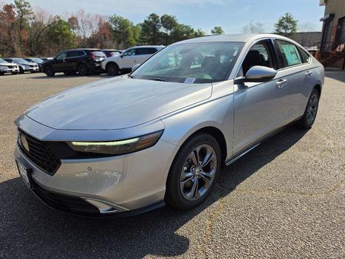 Solar Silver Metallic 2026 Honda Accord Hybrid EX-L