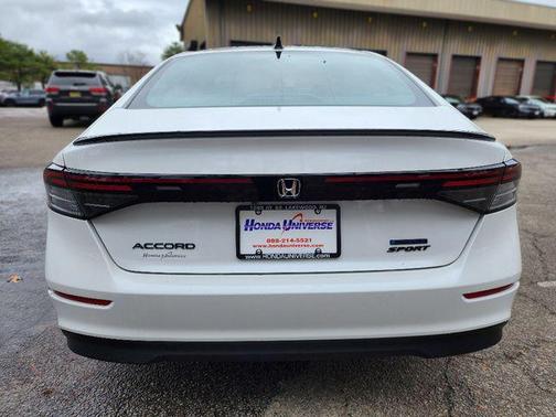 Platinum White Pearl 2026 Honda Accord Hybrid Sport