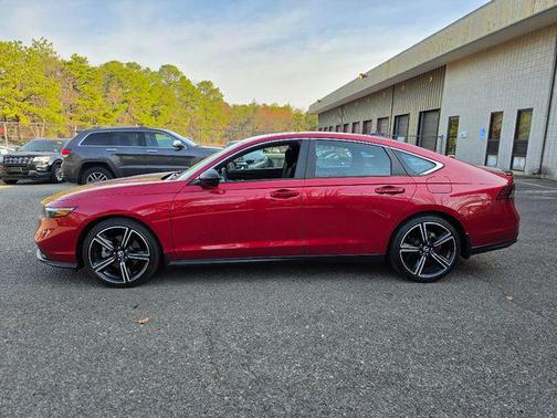 Radiant Red Metallic 2024 Honda Accord Hybrid Sport