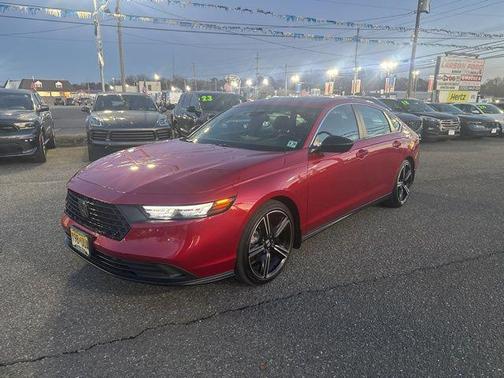 Radiant Red Metallic 2024 Honda Accord Hybrid Sport