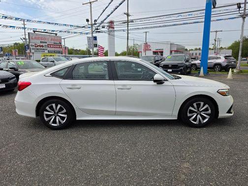 Platinum White Pearl 2024 Honda Civic LX