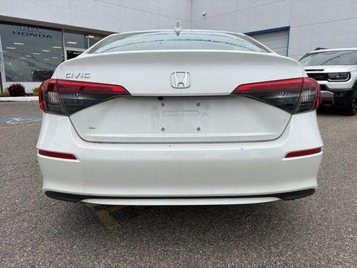 Platinum White Pearl 2024 Honda Civic LX