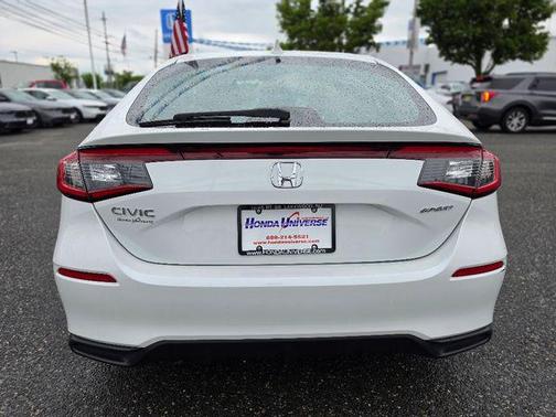 Platinum White Pearl 2024 Honda Civic Sport