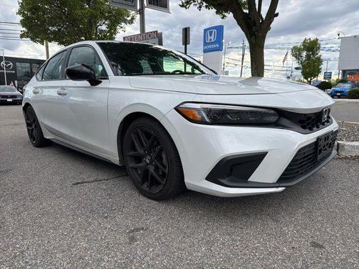 Platinum White Pearl 2024 Honda Civic Sport