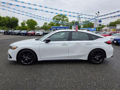 Platinum White Pearl 2024 Honda Civic Sport