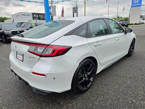 Platinum White Pearl 2024 Honda Civic Sport