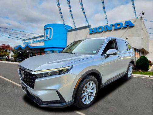 Solar Silver Metallic 2025 Honda CR-V EX AWD