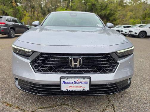 Solar Silver Metallic 2026 Honda Accord Hybrid Touring