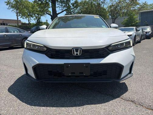 Platinum White Pearl 2025 Honda Civic LX