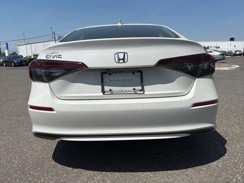 Platinum White Pearl 2025 Honda Civic LX