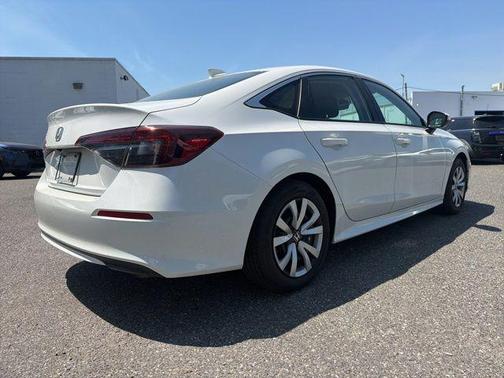 Platinum White Pearl 2025 Honda Civic LX