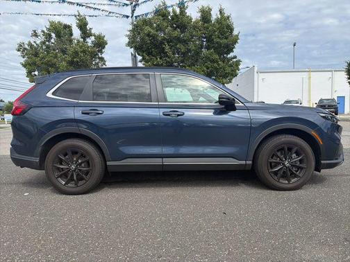 Canyon River Blue Metallic 2025 Honda CR-V Hybrid Sport AWD