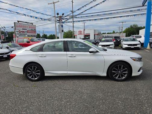 Platinum White Pearl 2021 Honda Accord EX-L 1.5T