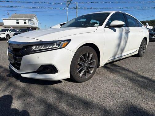 Platinum White Pearl 2021 Honda Accord EX-L 1.5T
