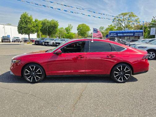 Radiant Red Metallic 2025 Honda Accord Hybrid Touring