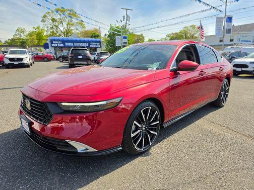 Radiant Red Metallic 2025 Honda Accord Hybrid Touring