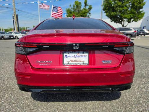 Radiant Red Metallic 2025 Honda Accord Hybrid Touring