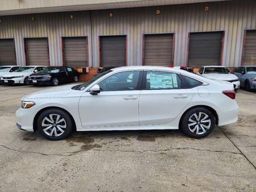 Platinum White Pearl 2026 Honda Civic LX