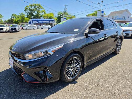 Aurora Black 2023 Kia Forte GT-Line