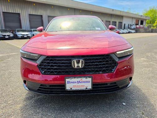 Radiant Red Metallic 2026 Honda Accord Hybrid EX-L
