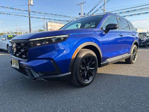 Blue 2024 Honda CR-V Hybrid Sport AWD