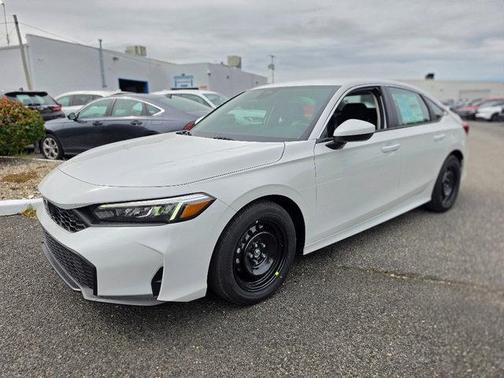 Platinum White Pearl 2026 Honda Civic LX