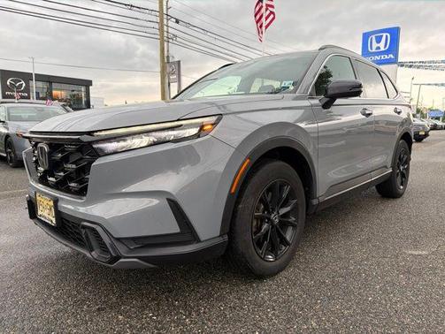Gray 2024 Honda CR-V Hybrid Sport AWD