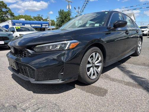 Crystal Black Pearl 2025 Honda Civic LX