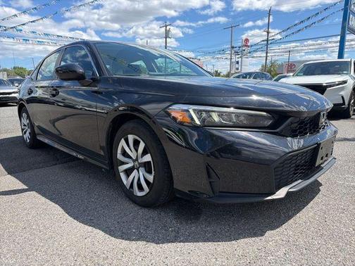 Crystal Black Pearl 2025 Honda Civic LX