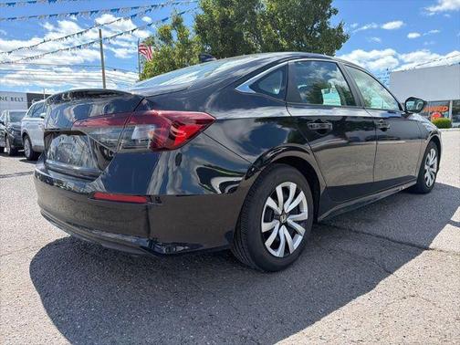 Crystal Black Pearl 2025 Honda Civic LX