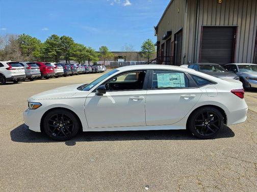 Platinum White Pearl 2026 Honda Civic Sport