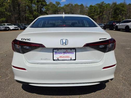 Platinum White Pearl 2026 Honda Civic Sport