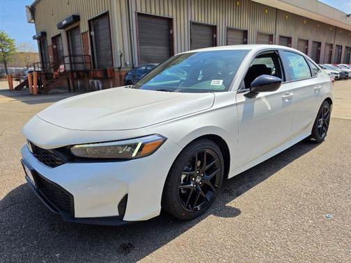Platinum White Pearl 2026 Honda Civic Sport