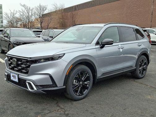 Solar Silver Metallic 2026 Honda CR-V Hybrid Sport Touring AWD