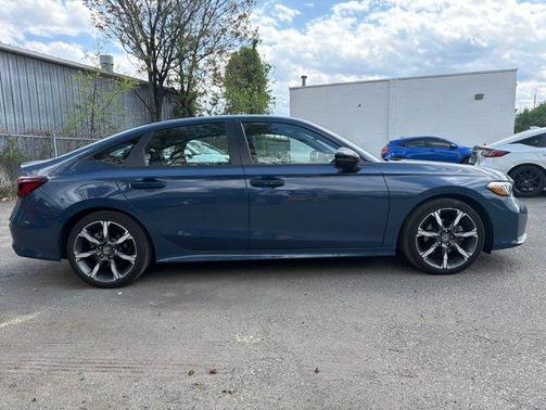 Blue Lagoon Pearl 2025 Honda Civic Hybrid Sport