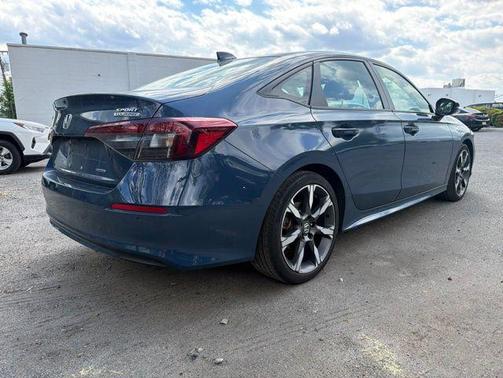 Blue Lagoon Pearl 2025 Honda Civic Hybrid Sport
