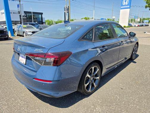 Blue Lagoon Pearl 2025 Honda Civic Hybrid Sport