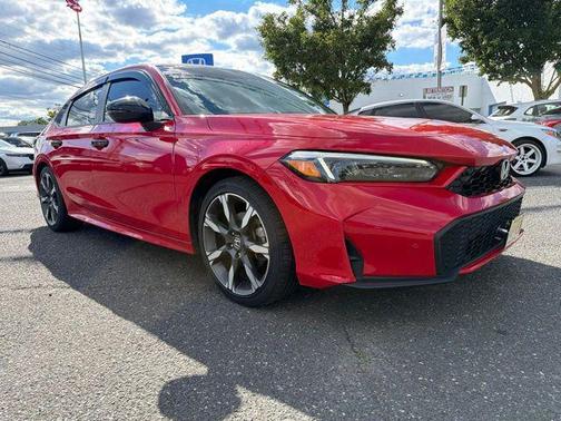 Rallye Red 2025 Honda Civic Hybrid Sport