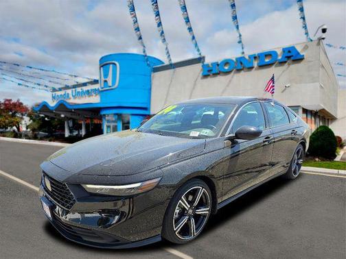 Crystal Black Pearl 2024 Honda Accord Hybrid Sport