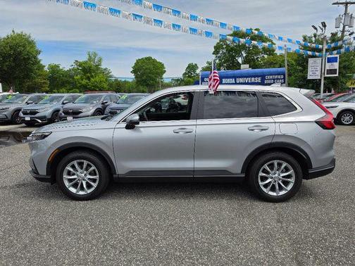 Lunar Silver Metallic 2024 Honda CR-V EX AWD