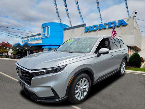 Lunar Silver Metallic 2024 Honda CR-V EX AWD