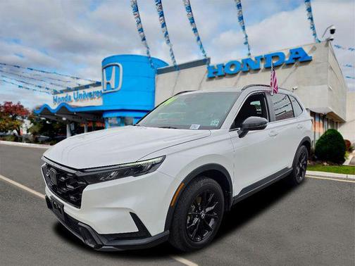 Platinum White Pearl 2024 Honda CR-V Hybrid Sport AWD