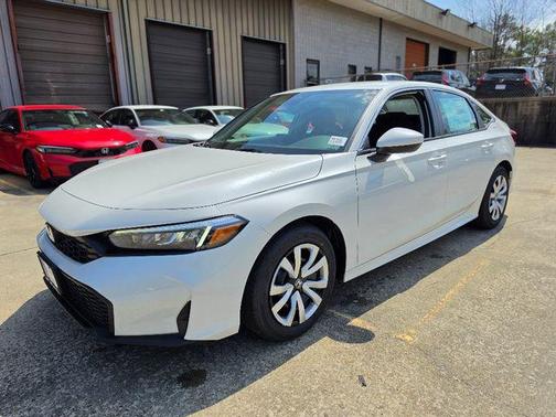 Platinum White Pearl 2026 Honda Civic LX