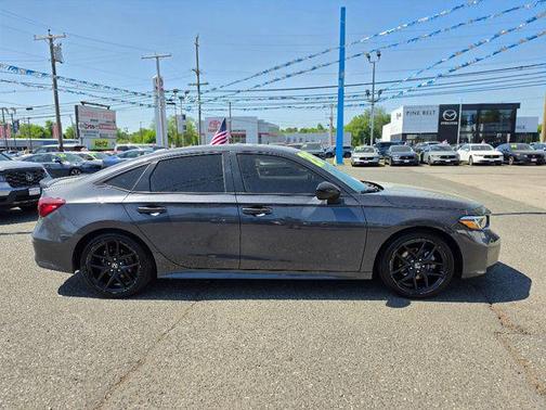 Gray 2025 Honda Civic Hybrid Sport