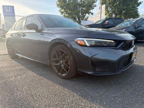 Gray 2025 Honda Civic Hybrid Sport