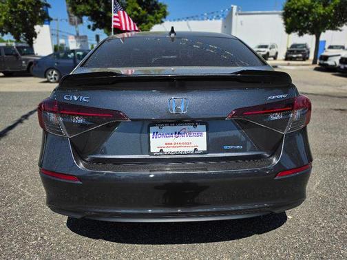 Gray 2025 Honda Civic Hybrid Sport