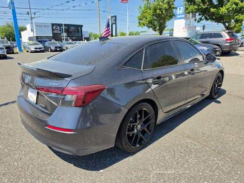 Gray 2025 Honda Civic Hybrid Sport